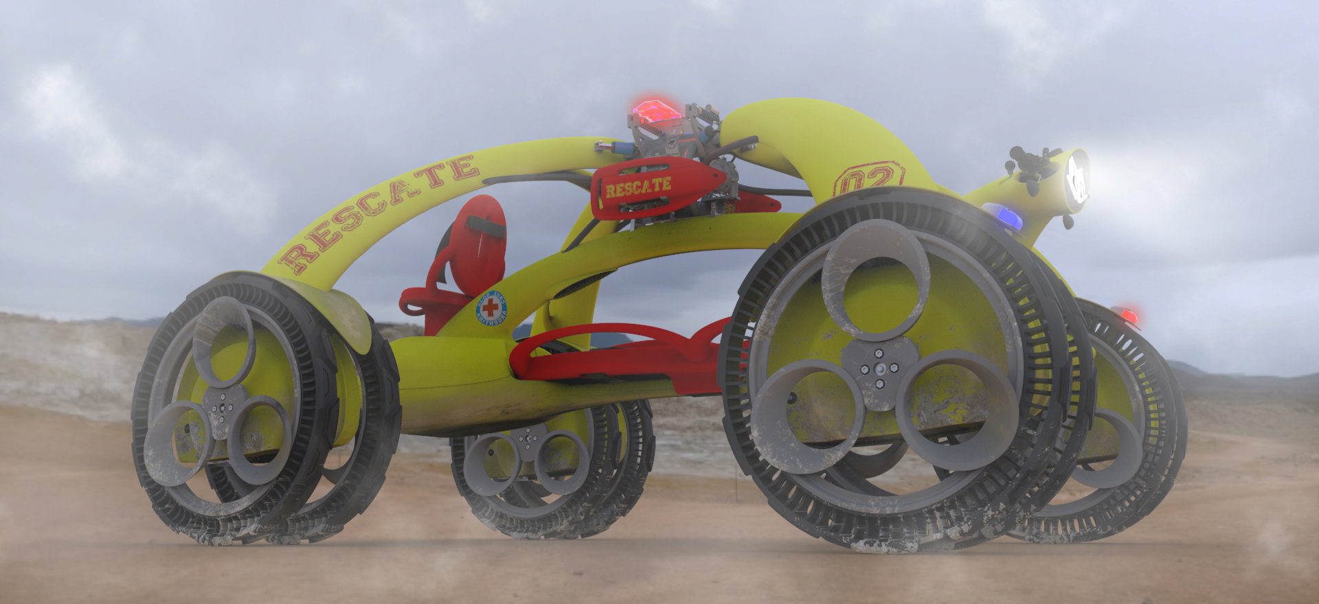 VEHICULO ANFIBIO DE RESCATE