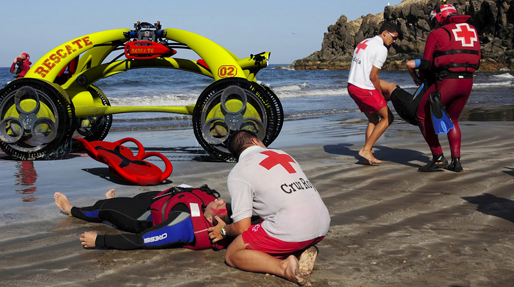 VEHICULO ANFIBIO DE RESCATE