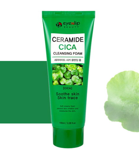 CERAMIDE CICA CLEANSING FOAM 100 ML - EYENLIP $32.000