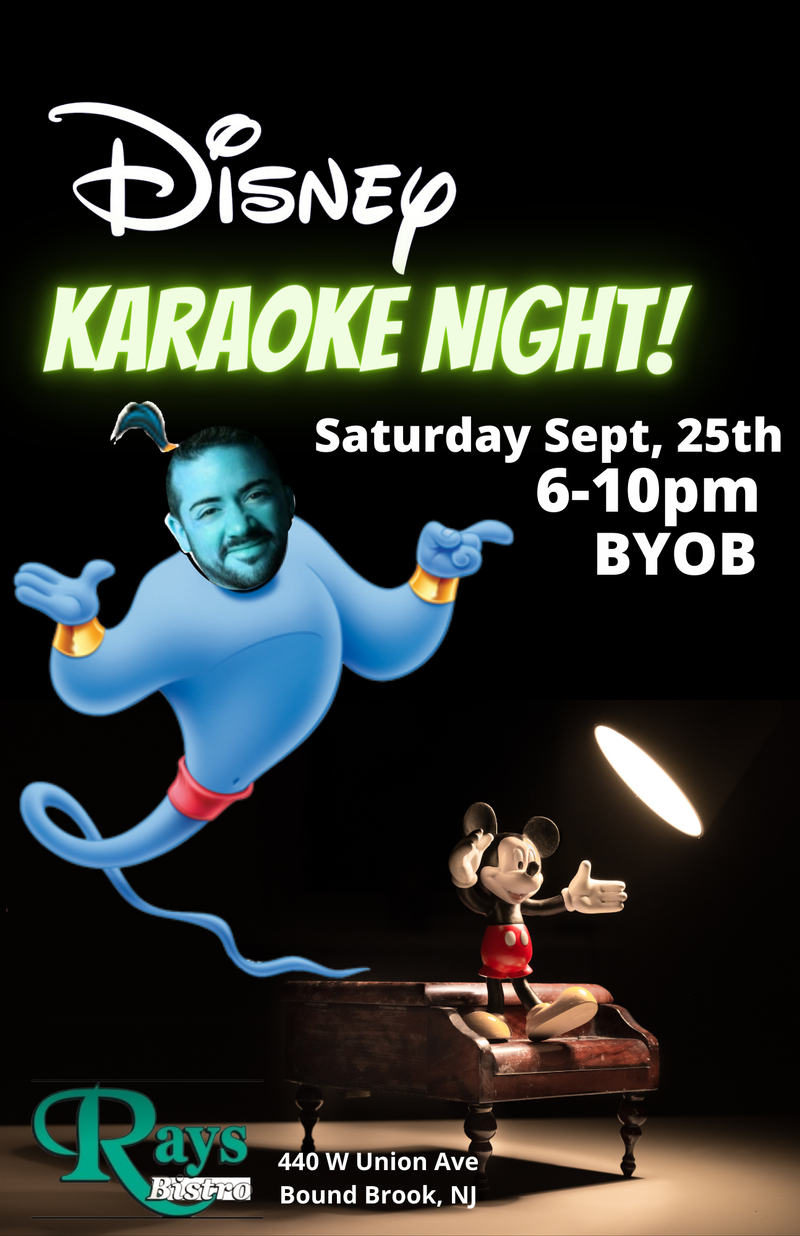 Disney Karaoke Night at Ray's Bistro!