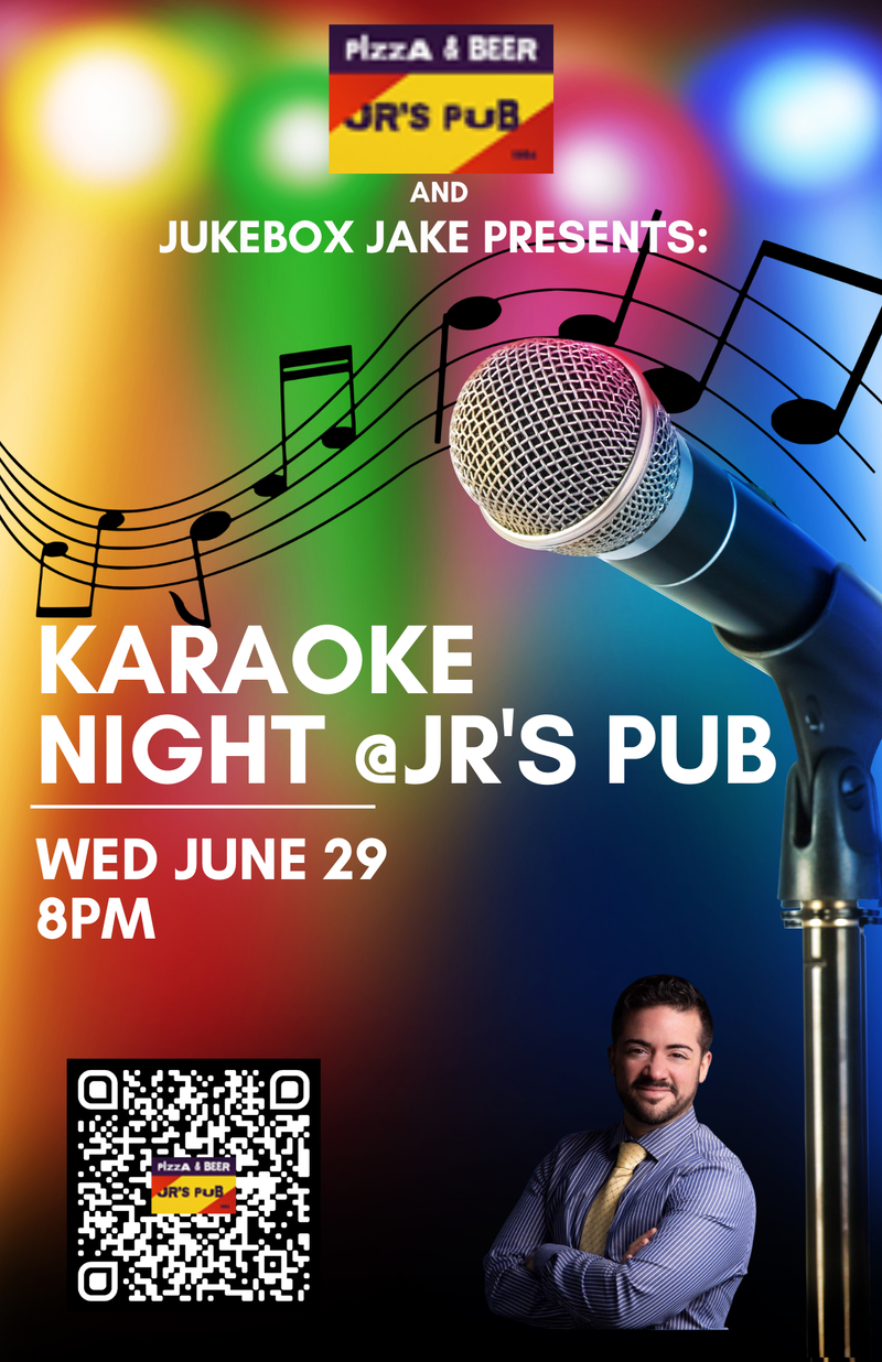 Karaoke @JR's Pub