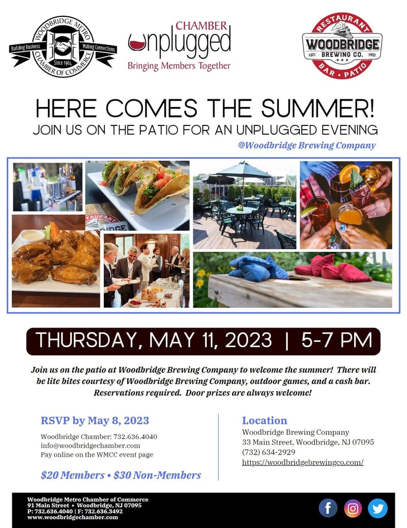 Chamber Unplugged at Woodbridge Brewing Company