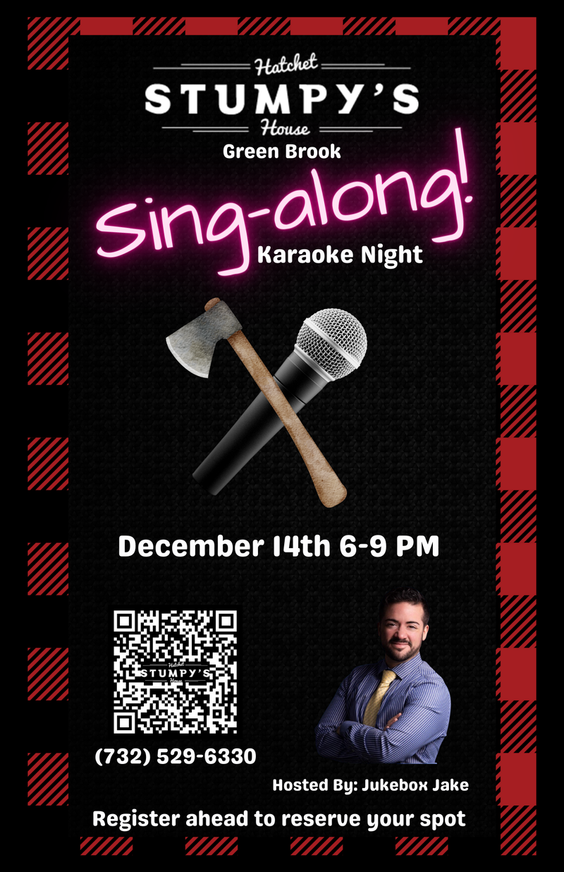 Stumpy's Hatchet House Sing-Along Karaoke Night!