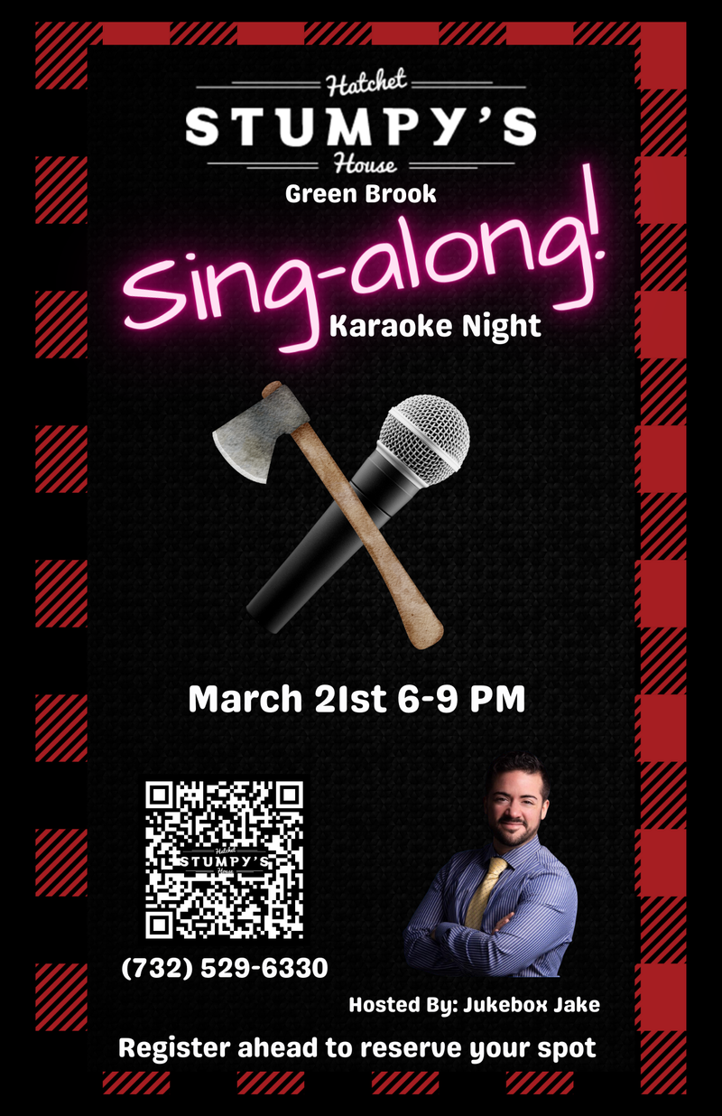 Stumpy's Hatchet House Sing-Along Karaoke Night!