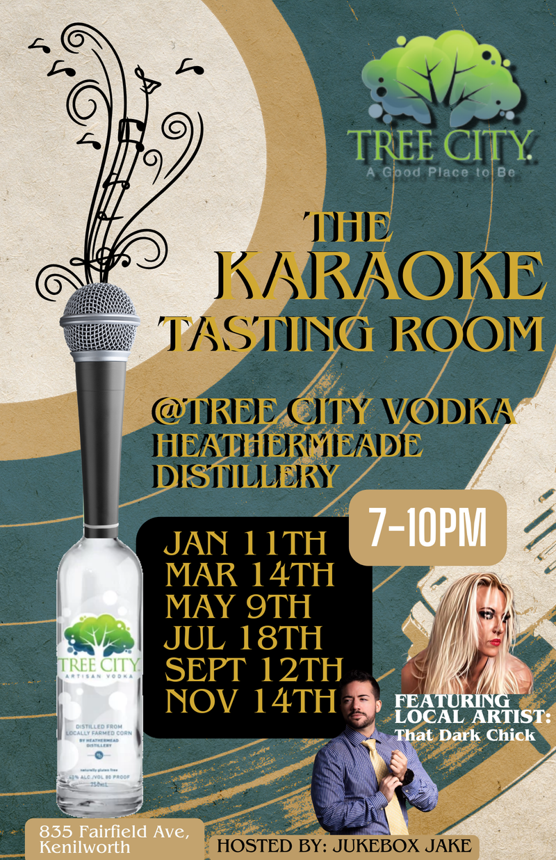 The Karaoke Tasting Room @Tree City Vodka: Featuring That Dark Chick