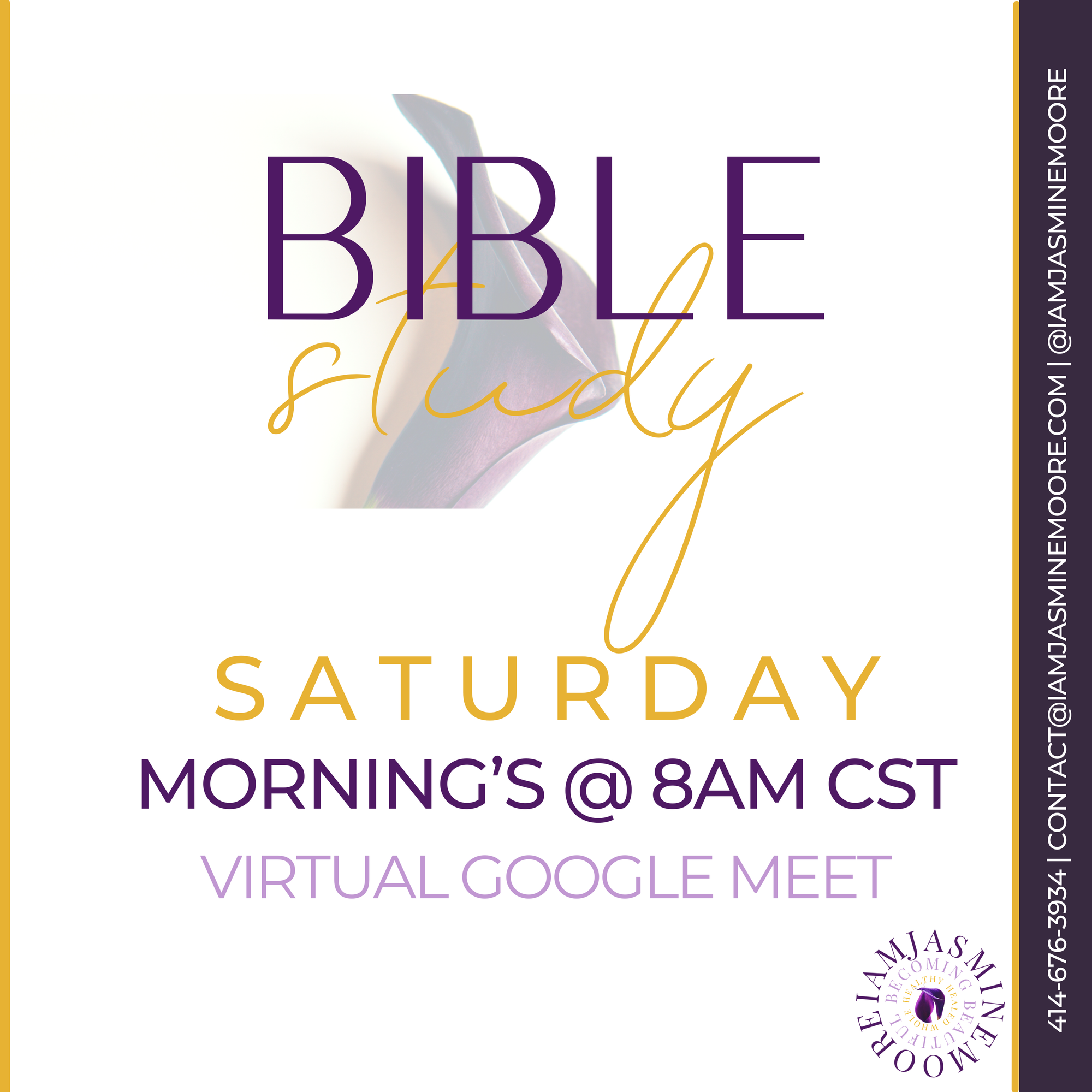 Saturday Morning Bible Study