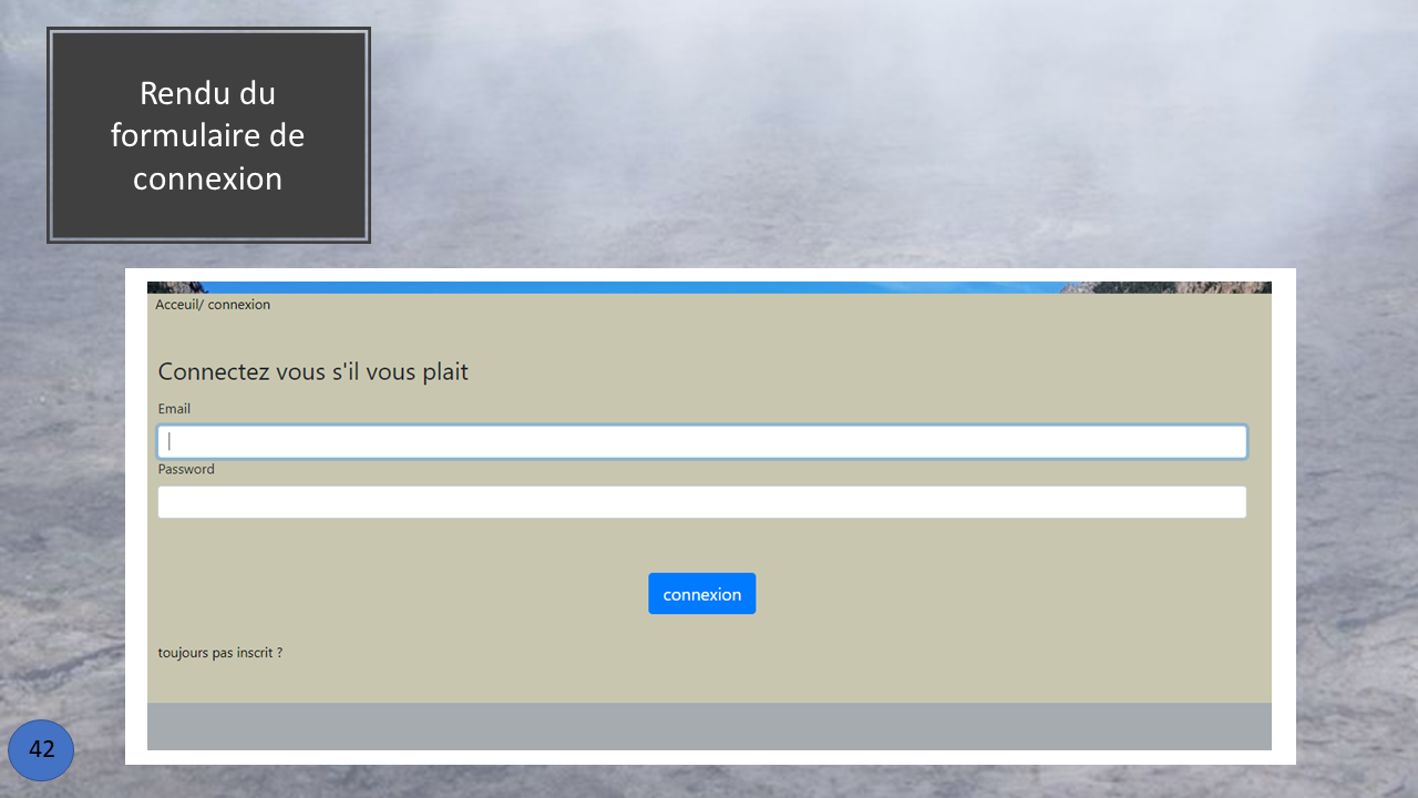 La présentation d'une fonction créée en Back
