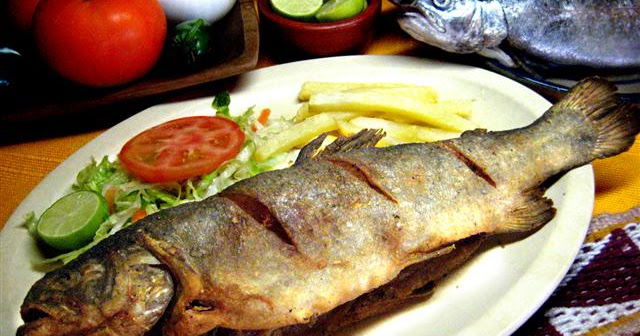 Trucha frita
