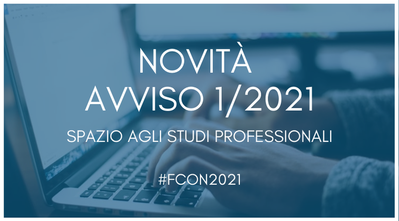 Fondo Conoscenza – Avviso 1/2021 – Spazio agli Studi Professionali
