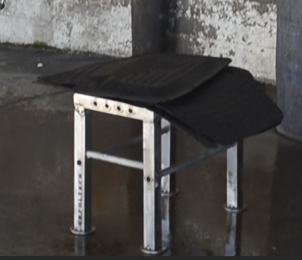 Paslanmaz çelik paspas sehpası 