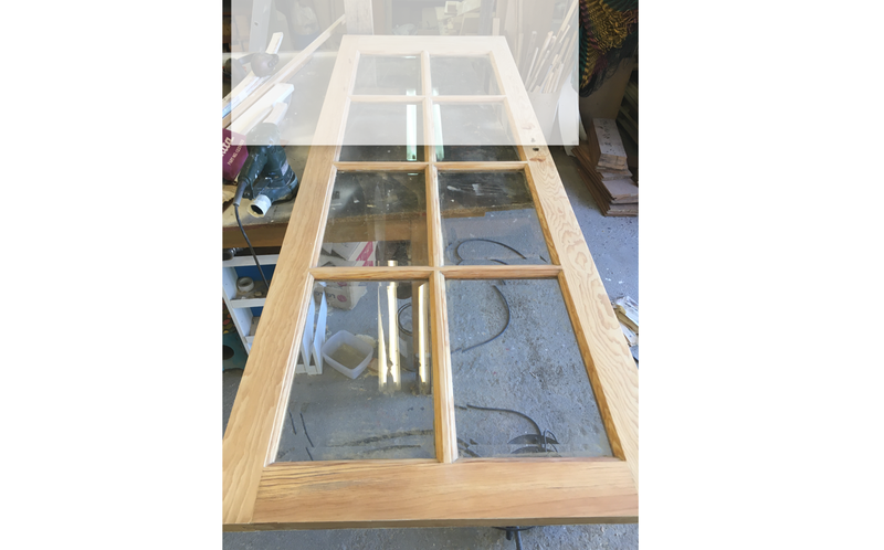 Renovación de una puerta de riga // Renovation of a door