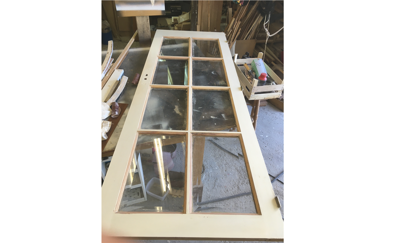 Renovación de una puerta de riga // Renovation of a door