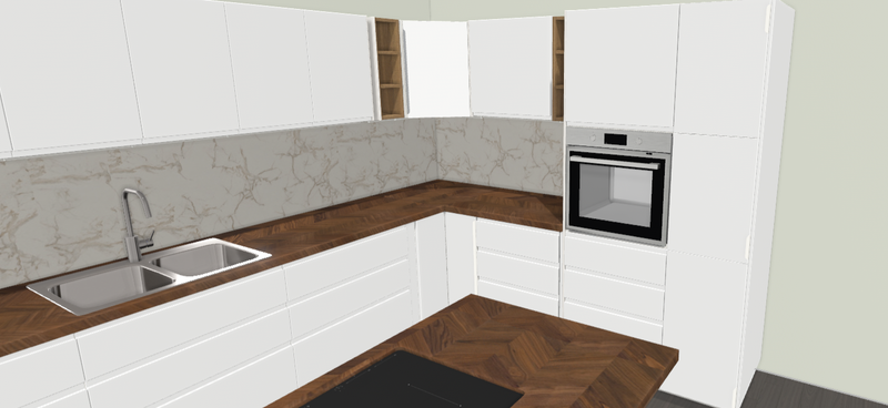 Cocina con isla // Kithen with island