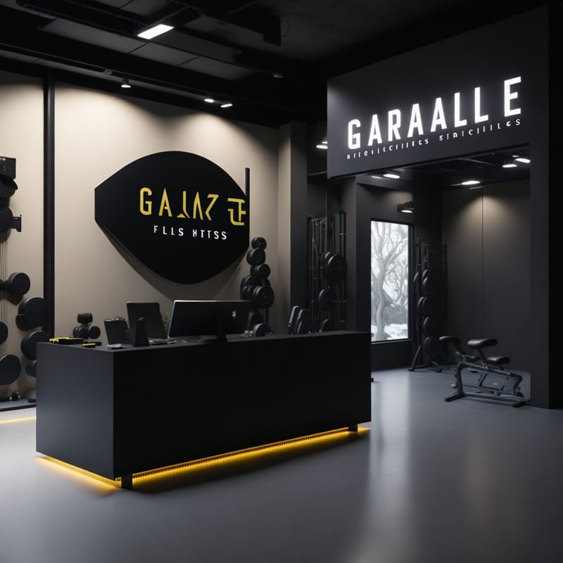 Unos ejemplos de una recepcion de un gimnasio // Some examples of a gymnasium reception