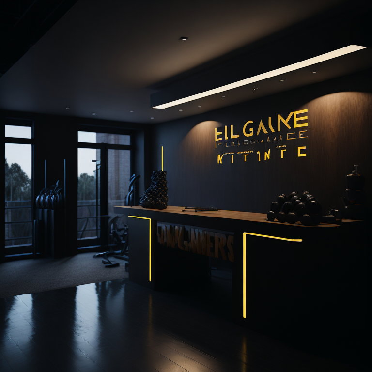 Unos ejemplos de una recepcion de un gimnasio // Some examples of a gymnasium reception