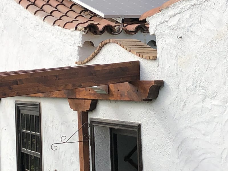 Pergola con escaloncito // Pergola of two different levels