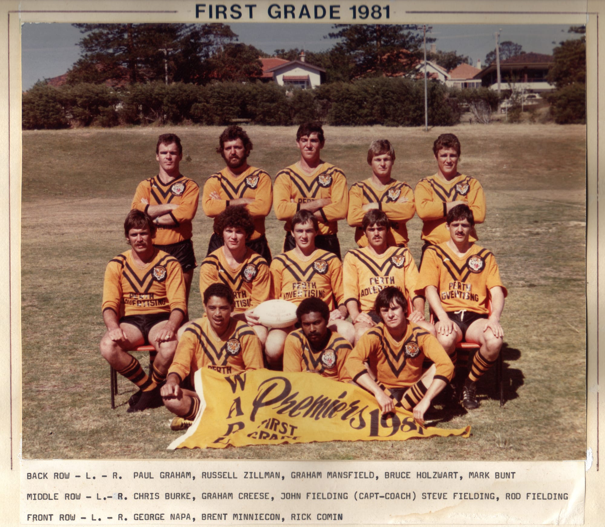 1981 First grade Joint Premiers