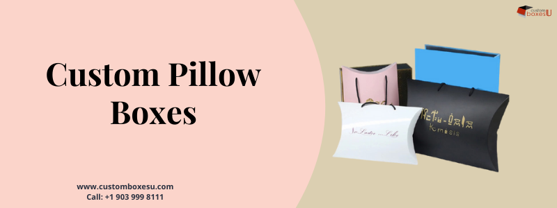 Custom Pillow Boxes Wholesale
