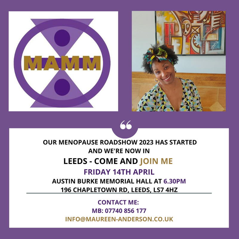 MAMM Leeds Menopause Roadshow