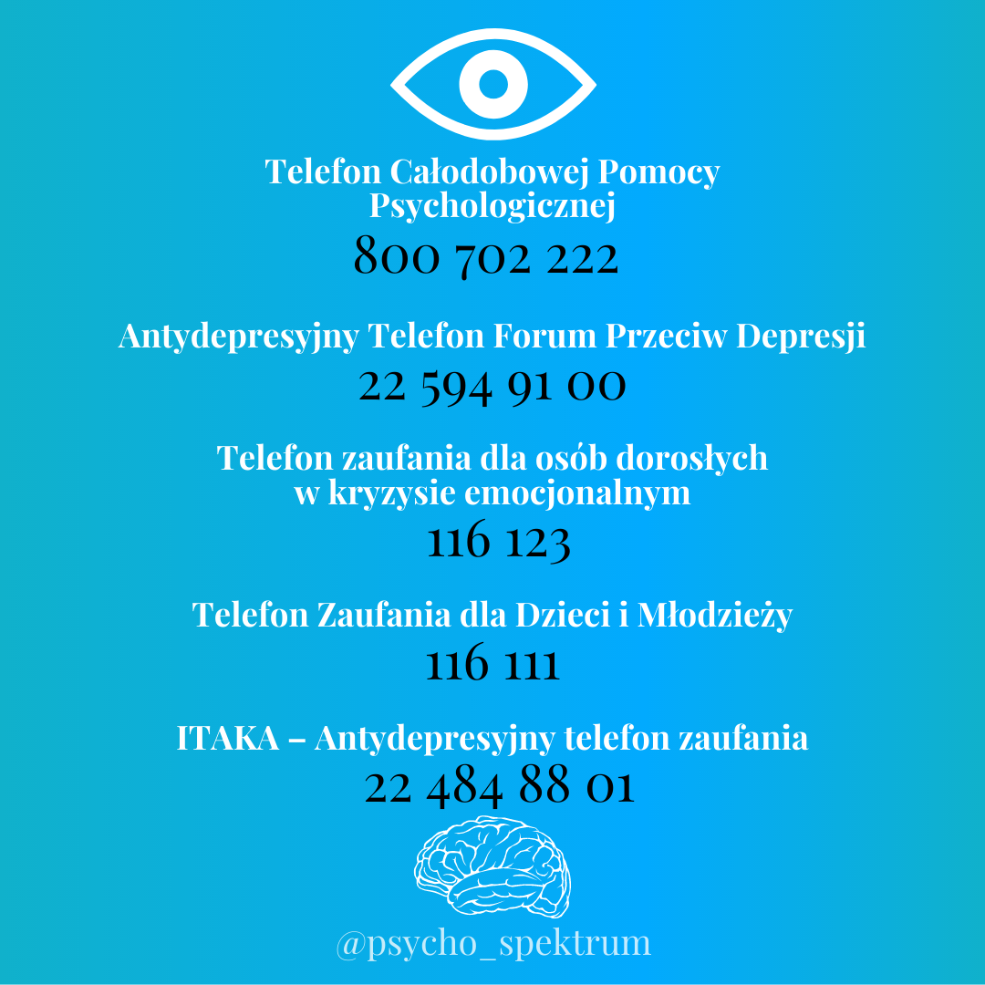 Numery telefonów, które mogą uratować życie: