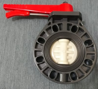 Van bướm nhựa PVC - uPVC dạng tay gạt - tay quay - điều khiển tự động