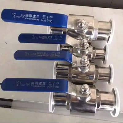 Van bi vi sinh inox tay gạt - điều khiển tự động