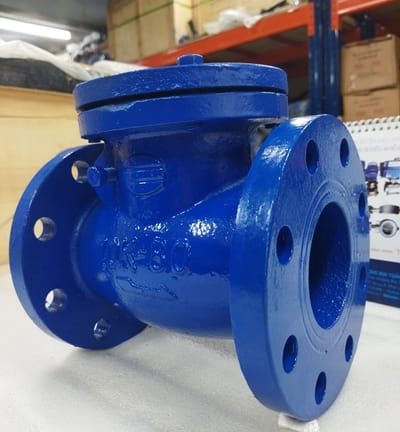 Van 1 chiều lá lật - cửa lật gang inox nhựa