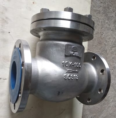 Van 1 chiều lá lật inox