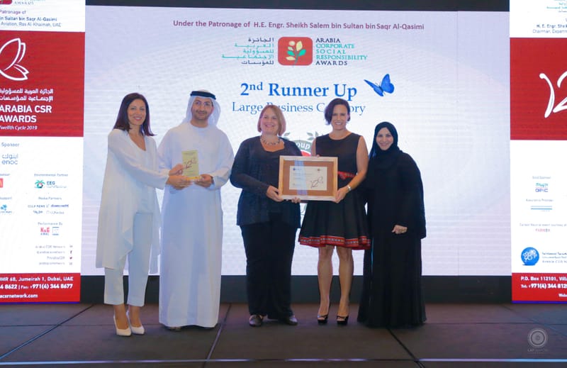 ALSAYER Group Corporate Excellence received the 1st Runner up award