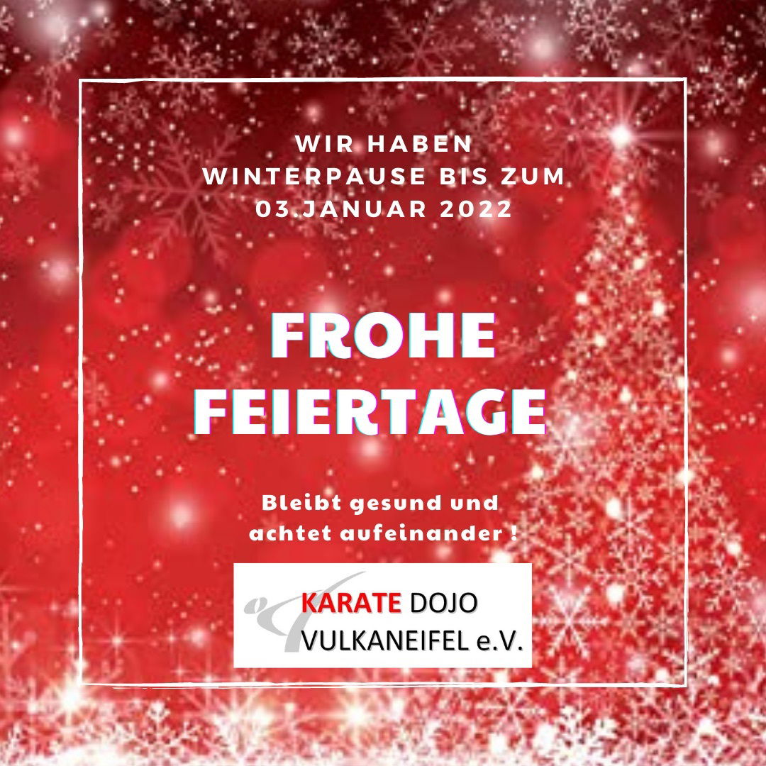 23.12.2021 - Frohe Feiertage