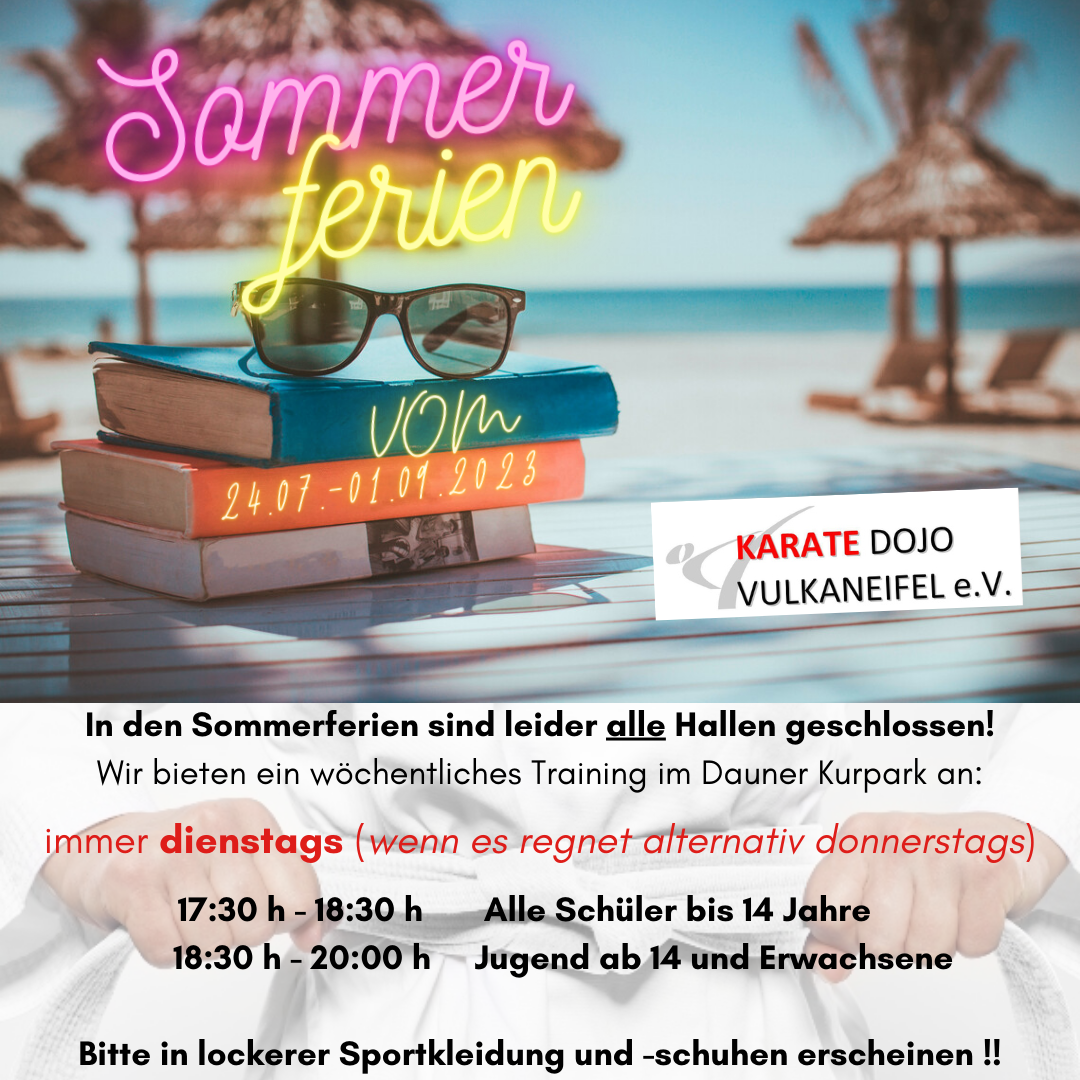 24.07.2023 - Sommerferien bis 01.09.2023