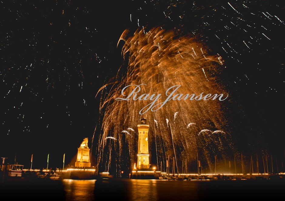Feuerwerk am Lindauer Hafen