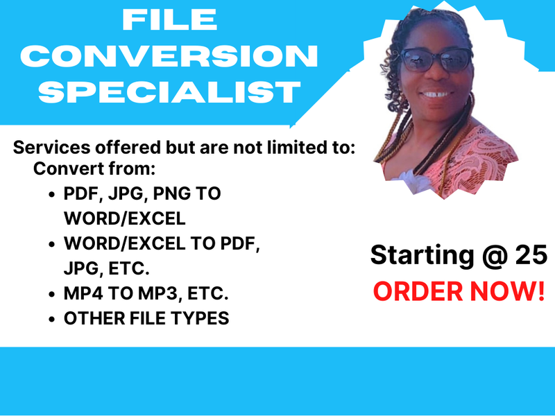 dnj.ent - File Conversion Specialist Freelance