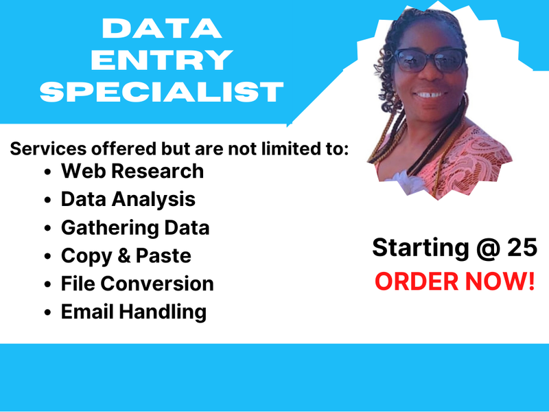 dnj.ent -  Data Entry Specialist Freelance