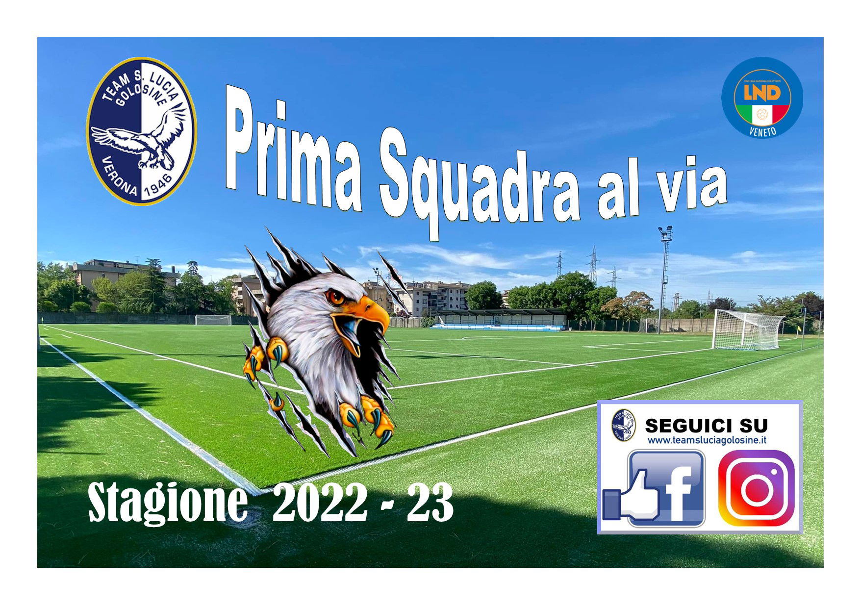 SI RIPARTE: ALLE 19 PRIMA SQUADRA IN CAMPO