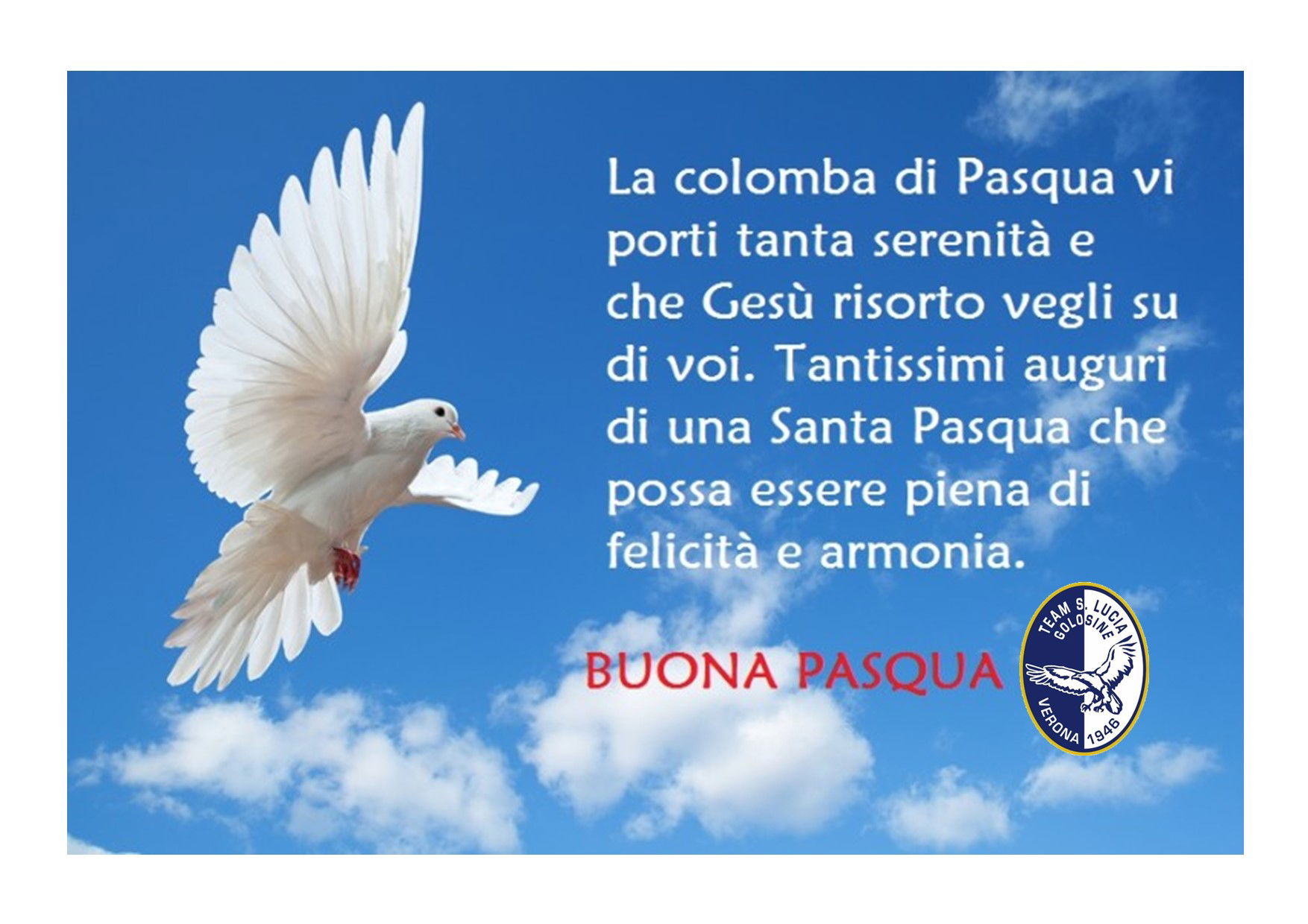 AUGURI DI BUONA PASQUA