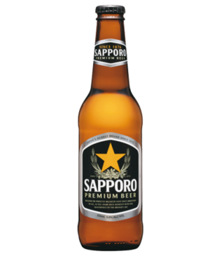 【 Birra Sapporo 】0,33ℓ