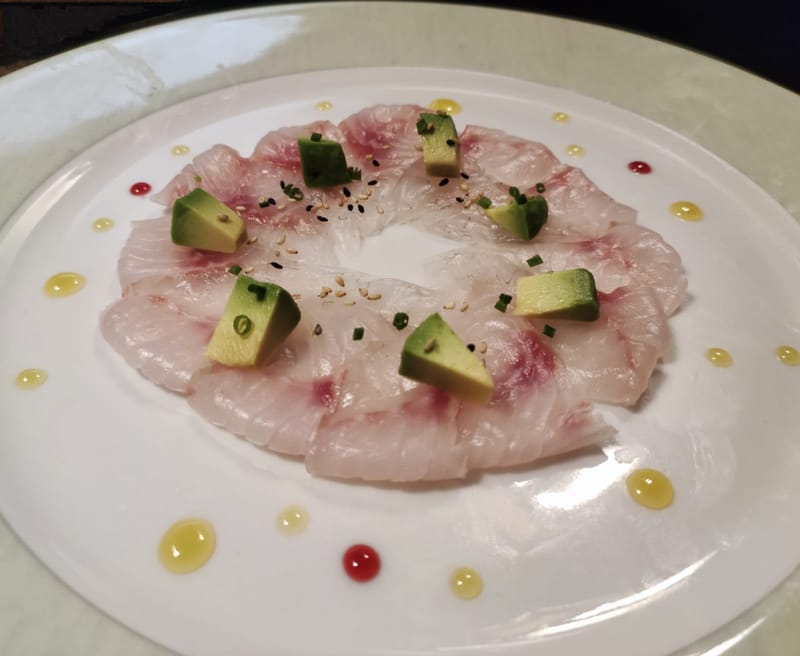 【 Carpaccio Branzino 】