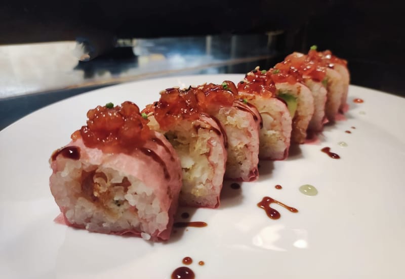 【 Shrimp Spicy Roll 】8pz🍤🌶️Salmone o Tonno