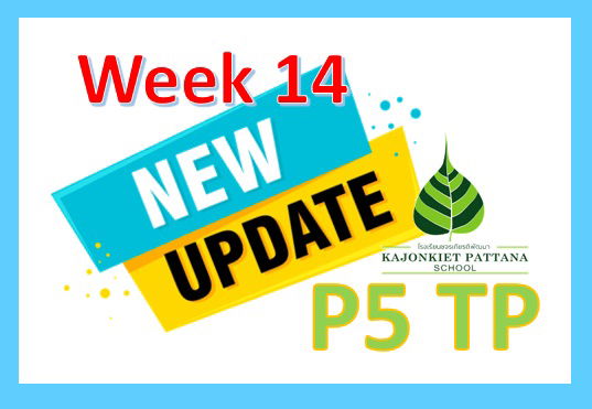 Week 14 Update, 27th September 2021