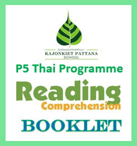 Reading Comprehension Booklets