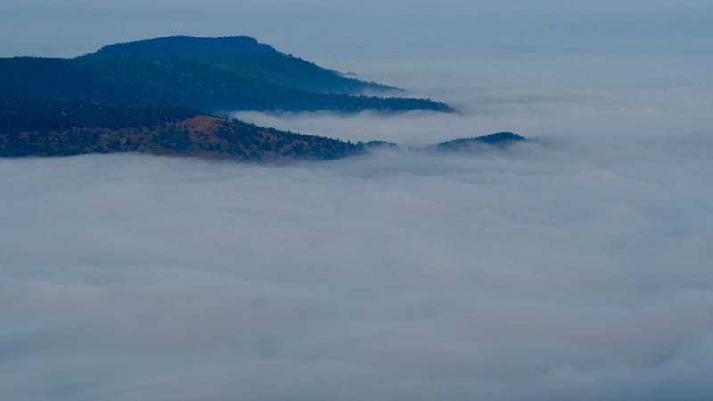 Mer de nuages au-dessus des Vosges