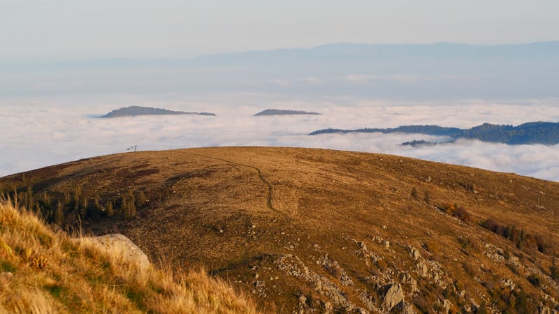Mer de nuages au-dessus des Vosges