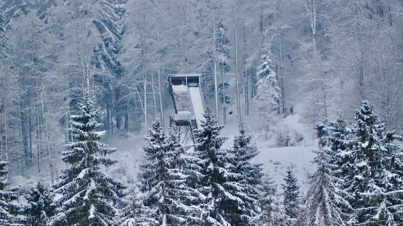 Il a neigé sur le lac de Retournemer et le lac de Lispach