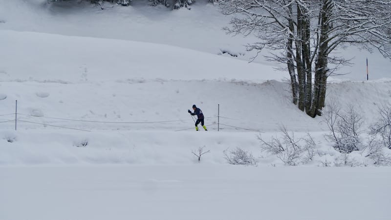 Il a neigé sur le lac de Retournemer et le lac de Lispach