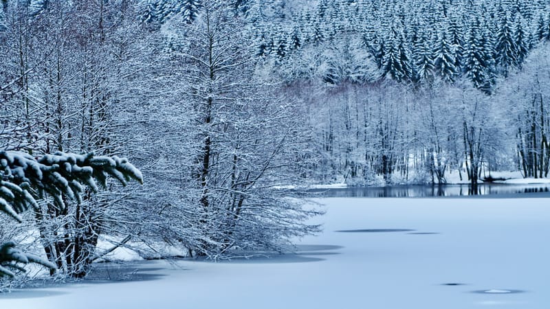 Il a neigé sur le lac de Retournemer et le lac de Lispach