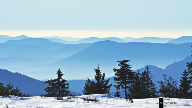 Paysages d'hiver dans les Vosges