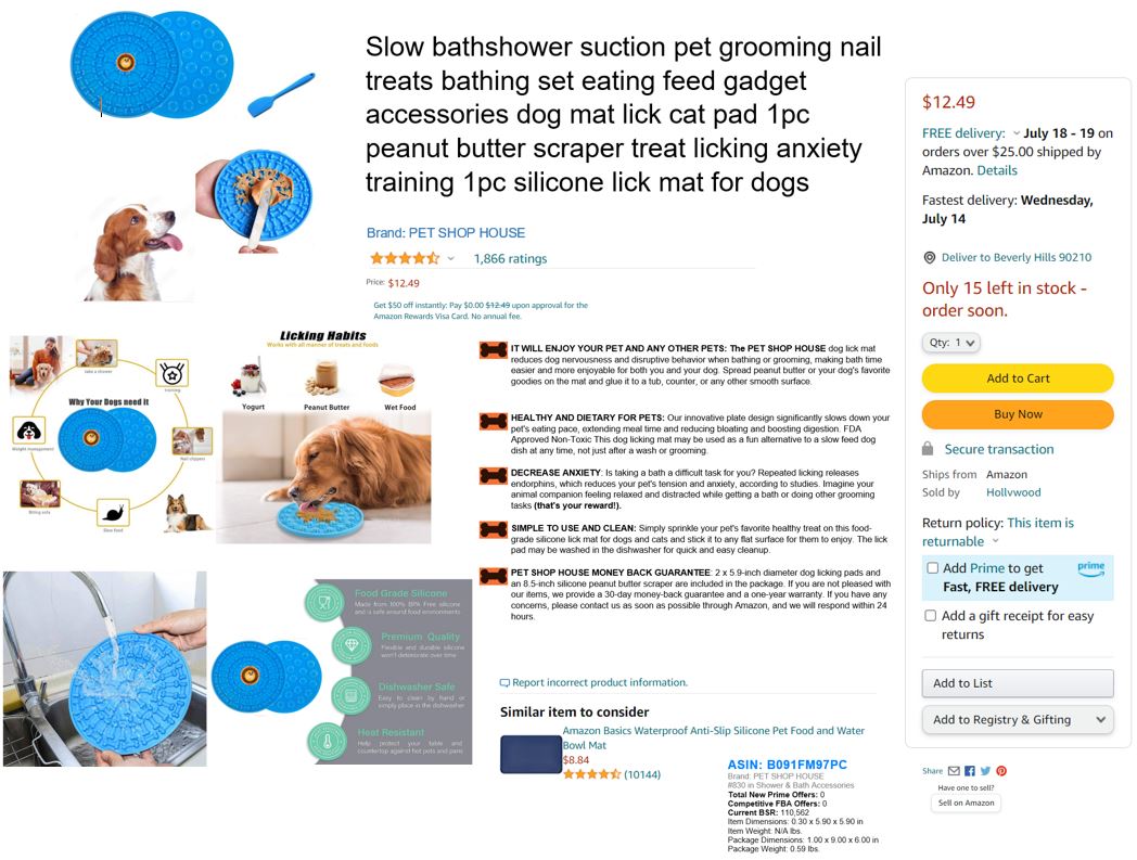 PRODUCT LISTING