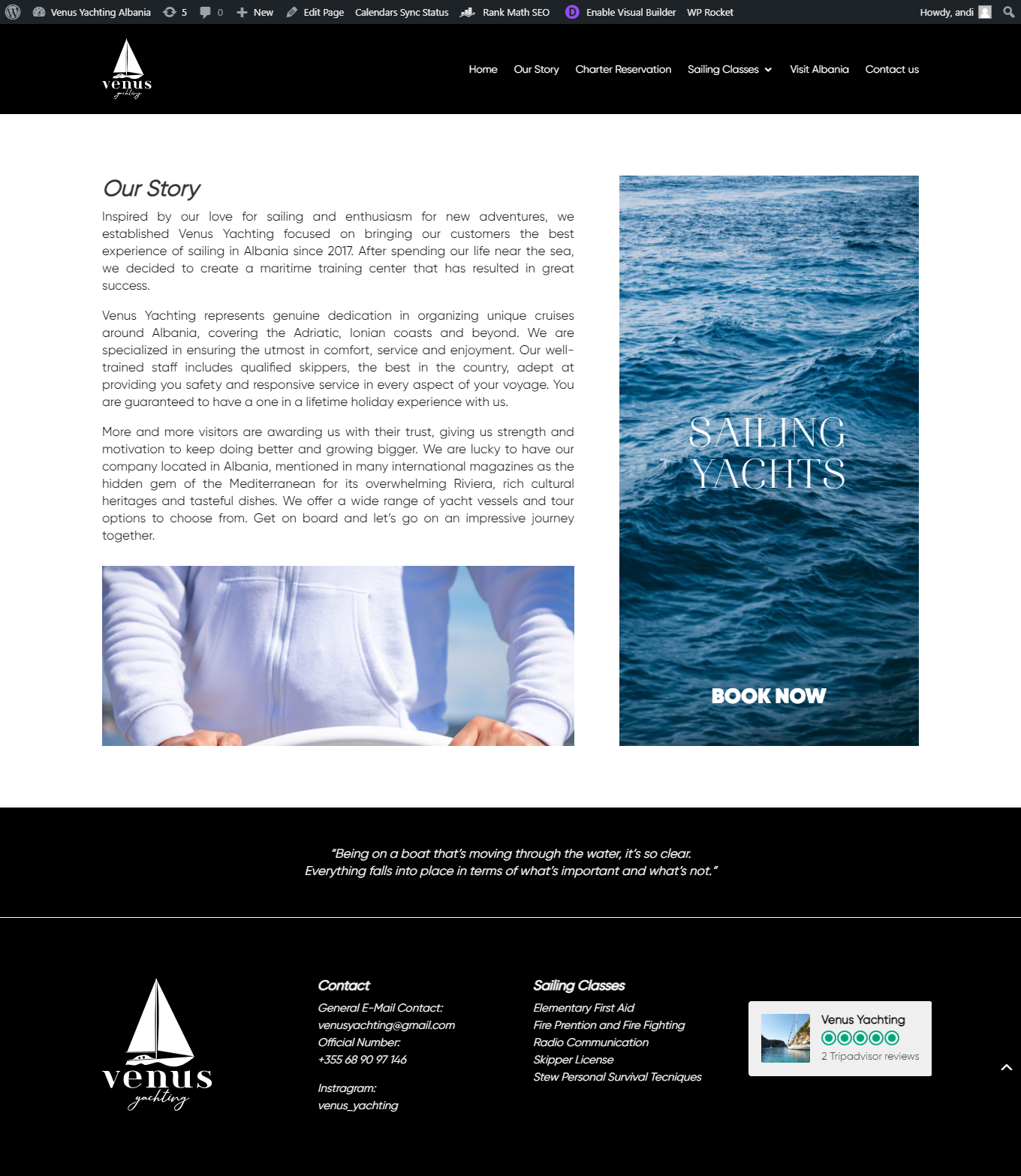 venusyachtingalbania.com