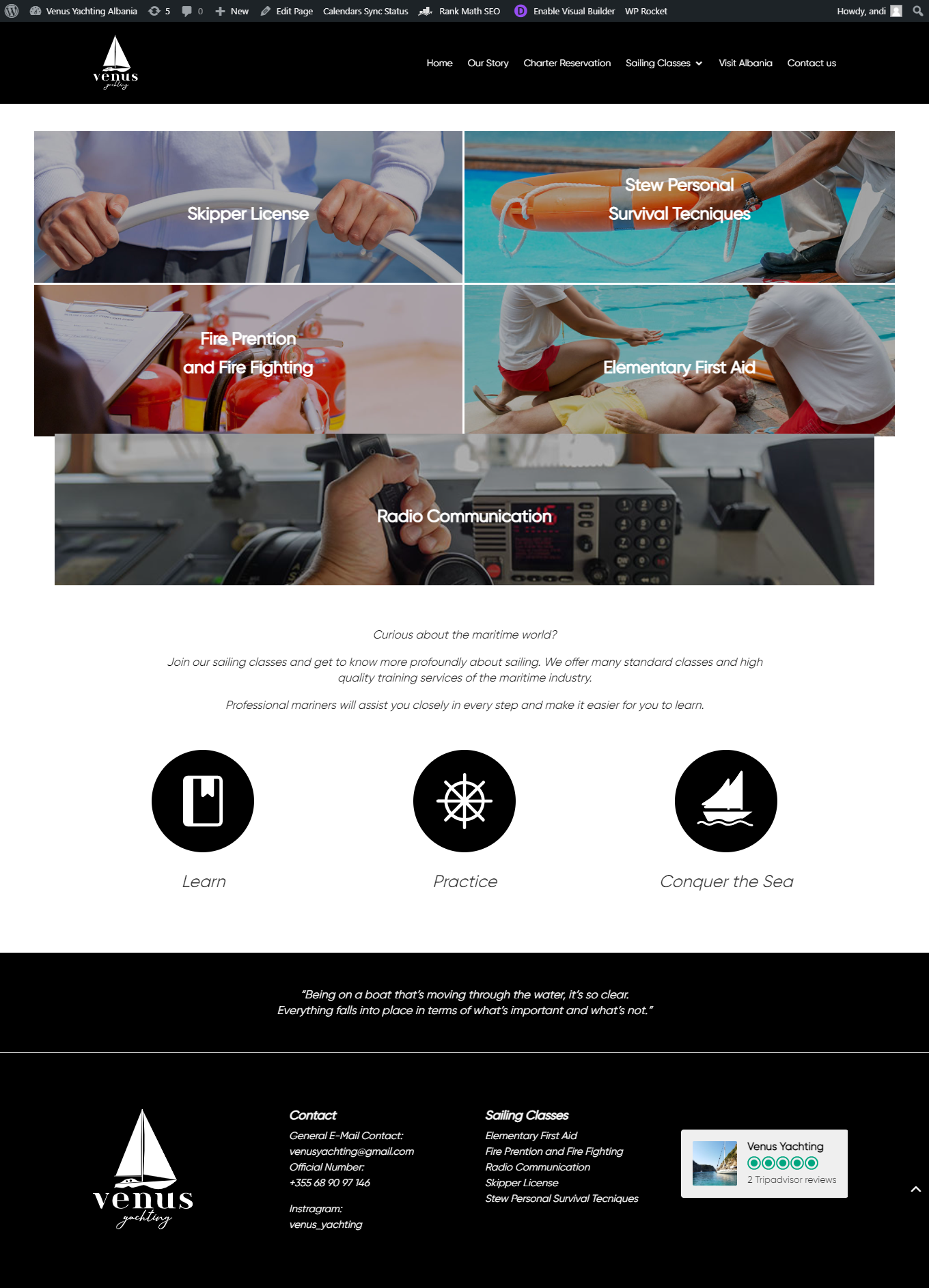 venusyachtingalbania.com